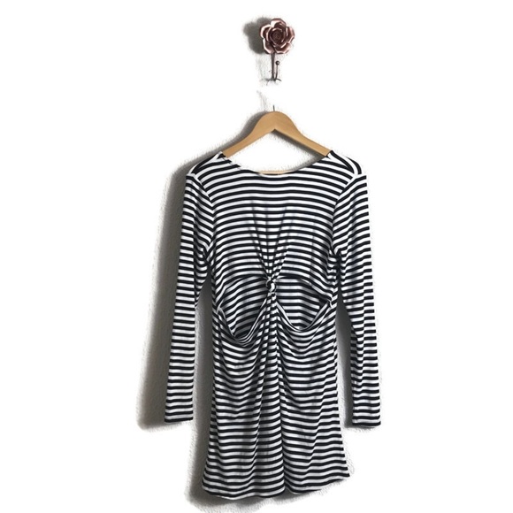 Lovers‎ + Friends Striped Knot Back Cutout Dress Small - Picture 3 of 6